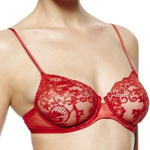 La Perla Red Lace Bra